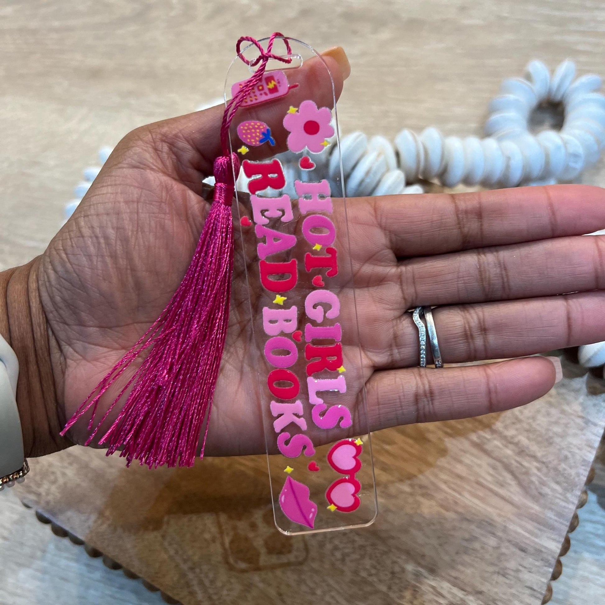 Everyday Ego Trendy Acrylic Bookmark | Book Girl Era  | Smut bookmark | Spicy Bookmark | Hot Girls Read | Bookish Gift | Booktok Gift | Book Club Gift