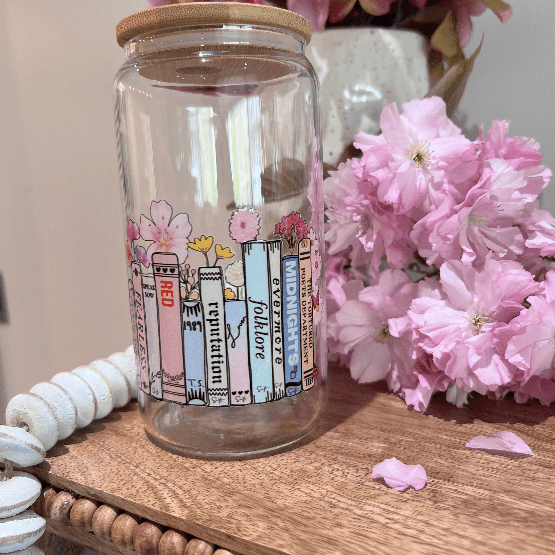Everyday Ego Glass Mug New Swiftea Glass Mug, Tortured Poets Edition