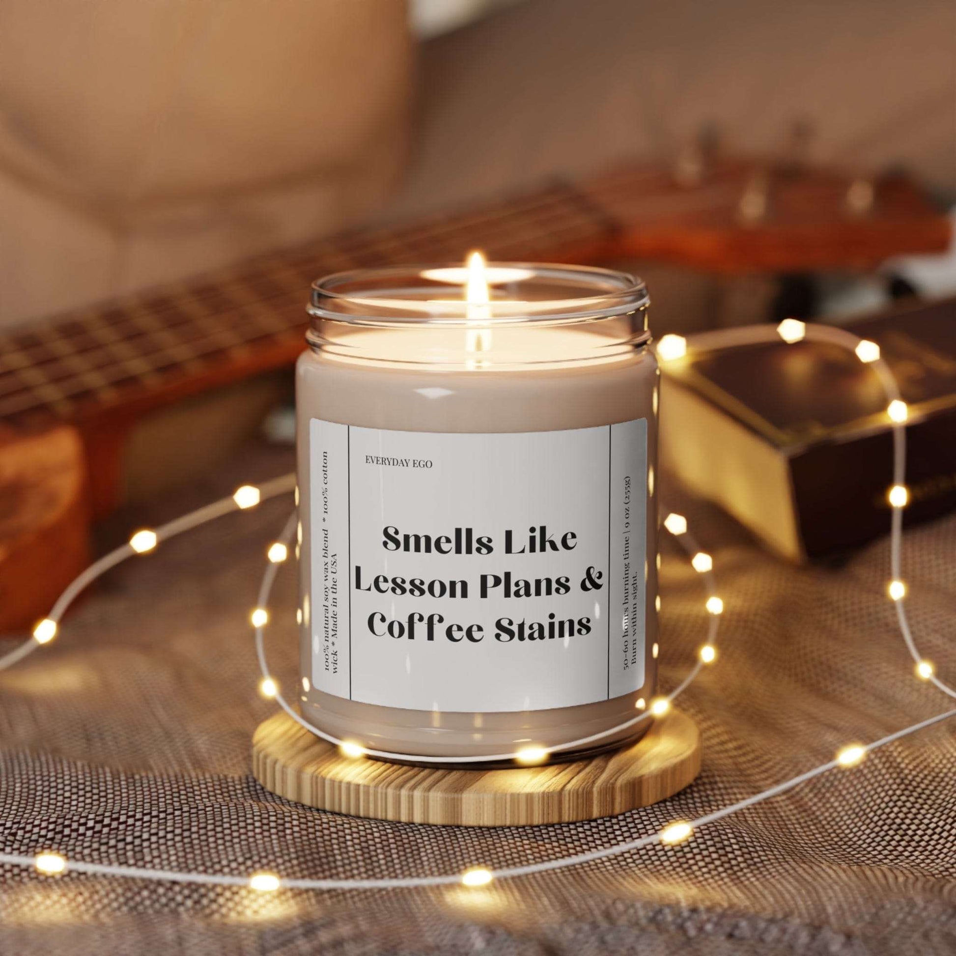 Printify Home Decor Apple Harvest / 9oz Teacher Lesson Plan Funny Candle